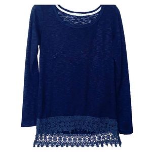 Maurice navy blue size Medium top